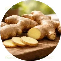 1 inch fresh ginger, crushed