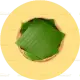 Banana Leaves (केले के पत्ते) – optional liner for extra aroma