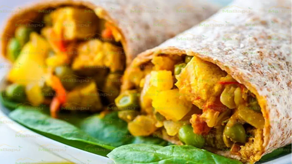Crispy Indian Samosa Wrap (Healthy Vegan Version)