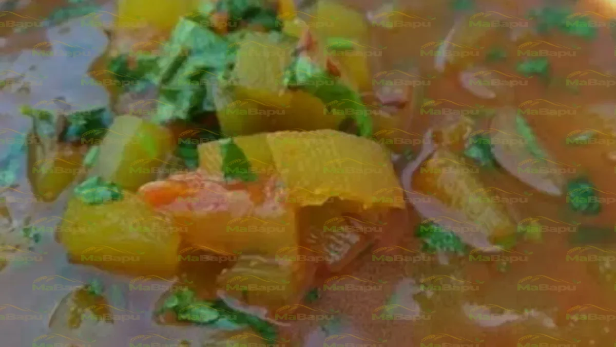 Rajasthani Matira Sabzi is a delicious and traditional dish made from raw watermelon (known locally as *matira*).