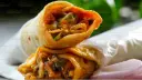 Kolkata Style Kathi Roll with Mint Chutney