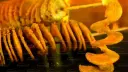 Tornado Skewer Potatoes with Garlic Butter – Crispy Korean Street Food Delight
