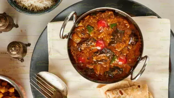 Authentic Baingan Masala | Eggplant Masala Curry with Restaurant-Grade Ghee Finish