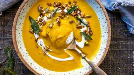 Creamy Roasted Butternut Squash &amp; Apple Soup | Chef Rajnish Saharan's Autumn Masterpiece