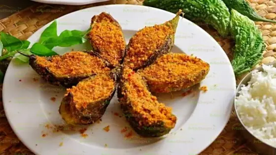 Stuffed Bitter Gourd (Tinde) Curry – Healthy Indian Vegetarian Recipe