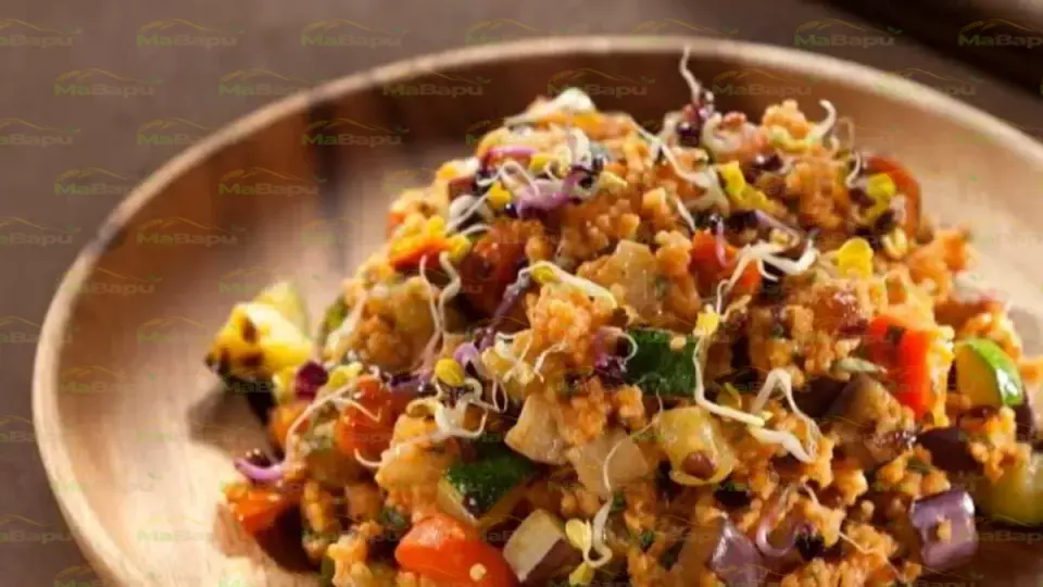 Nutritious Hulled Millet Bowl with Indian Spices (Vegan & Gluten-Free)