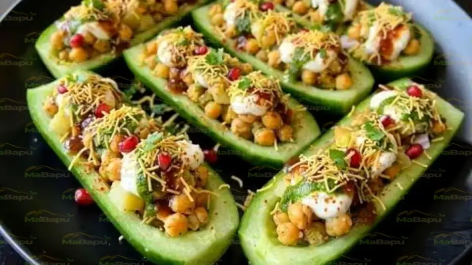5‑Minute Cucumber Boat Chaat – Fresh, Crunchy, Protein‑Packed Snack
